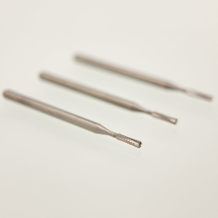 Dental Carbide Burs Straight Flat End Cross-Cut FG Surgical 557 / FGXL 557