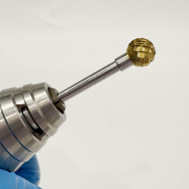 Laboratory Carbide Bur HP, 52D,Medium Cut,Gold 1pc/pack