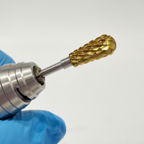 Laboratory Carbide Bur HP, 53A,Coarse Cut,Gold 1pc/pack