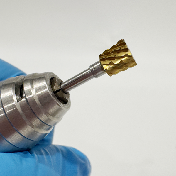 Laboratory Carbide Bur HP, 73C,Coarse Cut,Gold 1pc/pack
