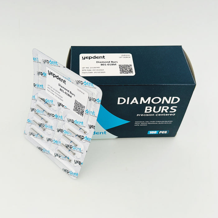 Dental Diamond Bur FG Round 801-018