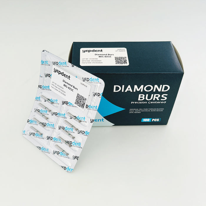 Dental Diamond Bur FG Round 801-021