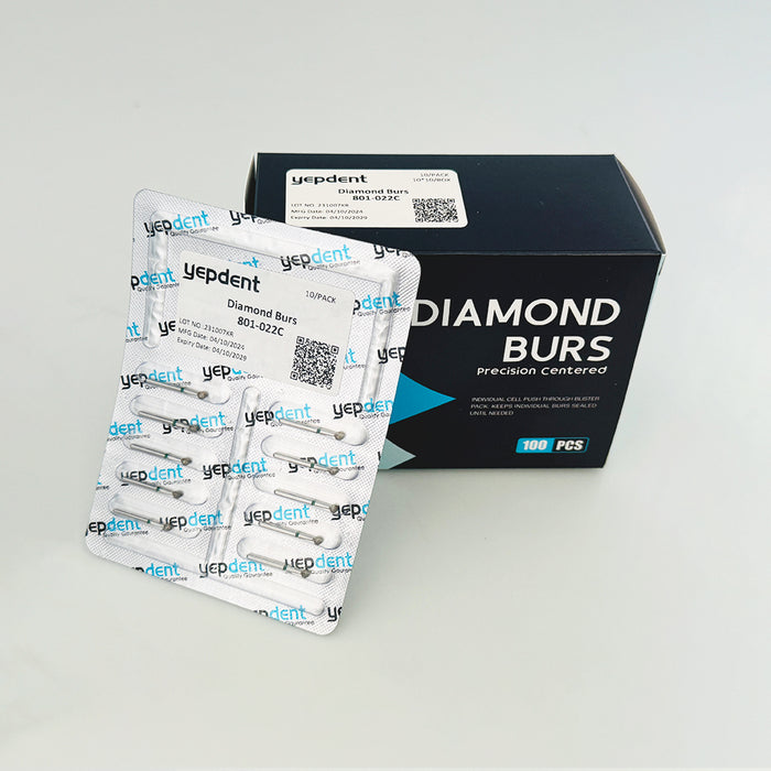 Dental Diamond Bur FG Round 801-022