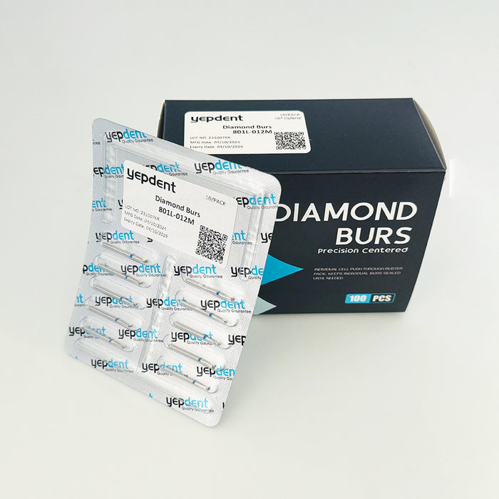 Dental Diamond Bur FG Round 801L-012