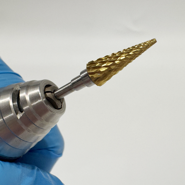 Laboratory Carbide Bur HP, 82T,Fine Cut,Gold 1pc/pack