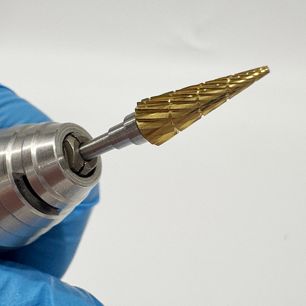 Laboratory Carbide Bur HP, 82T,Medium Cut,Gold 1pc/pack