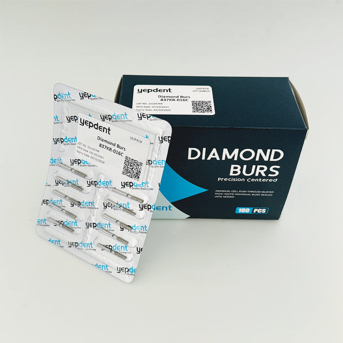 Dental Diamond Bur FG Modified Cylinder 837KR-016