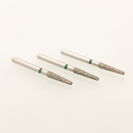thumbnail image 2 of House Brand Dentistry FG 847-016SC Flat Taper Super Coarse Diamond Burs – 10/Pack 2 of 4
