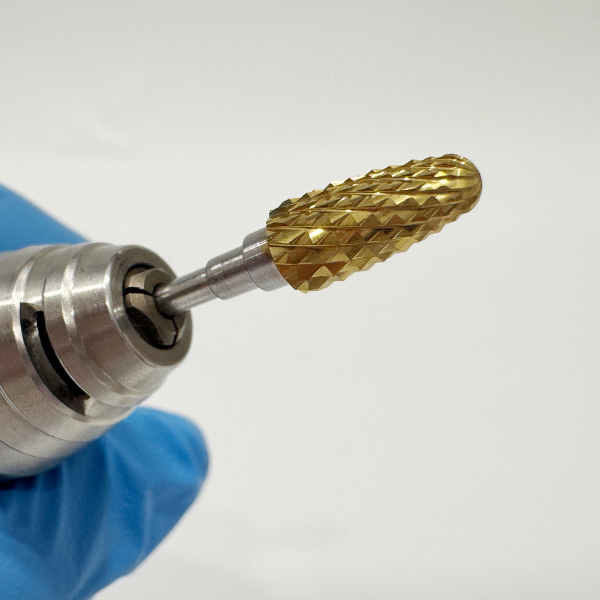 Laboratory Carbide Bur HP, 84T, FIne Cut,Gold 1pc/pack
