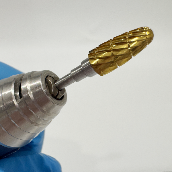 Laboratory Carbide Bur HP, 84T,Medium Cut,Gold 1pc/pack