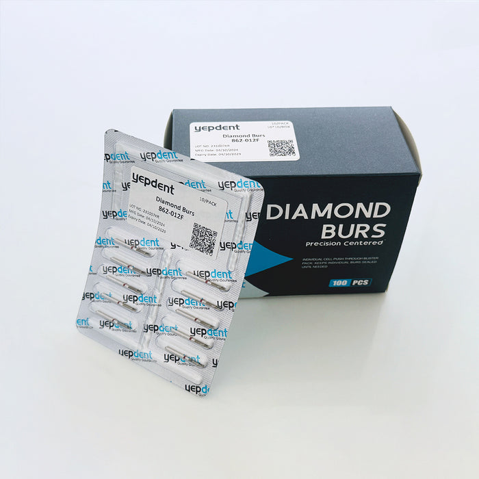 Dental Diamond Bur FG Flame 862-012