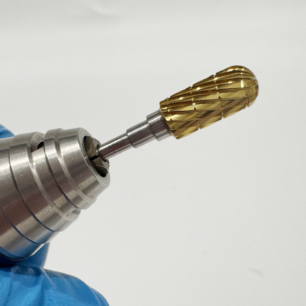 Laboratory Carbide Bur HP, 88A,Medium Cut,Gold 1pc/pack