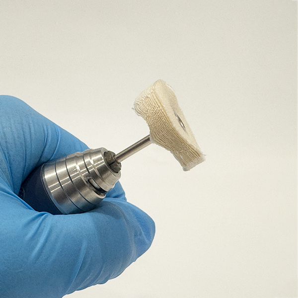 Cotton Fiber Pieces Plain Brush with Handle 22mm CFPWH220