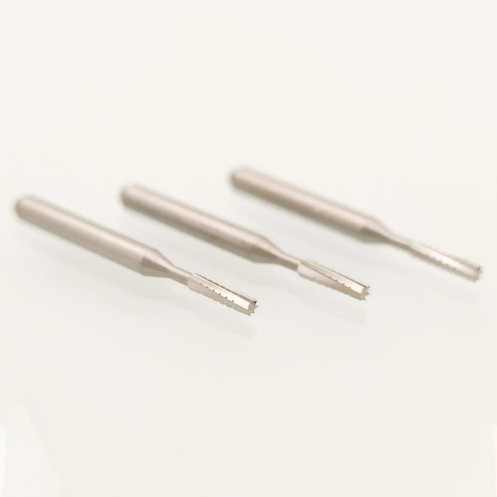 Dental Carbide Burs Straight Flat End Cross-Cut FGSS 557