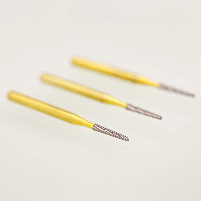 Dental Carbide Burs Trimming & Finishing Extra Long Taper FG 7642