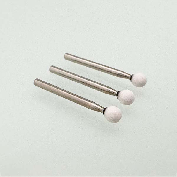 Dura-White Style FG Mounted Stone Round RD1WH White 12/pk