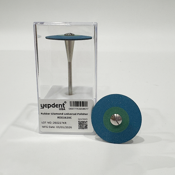 Rubber Diamond Universal Polisher Coarse for Precious Metal,Porcelain,Alloys（RDD2620C）