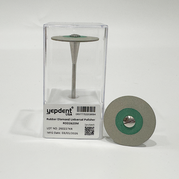 Rubber Diamond Universal Polisher Medium for Precious Metal,Porcelain,Alloys（RDD2620M）