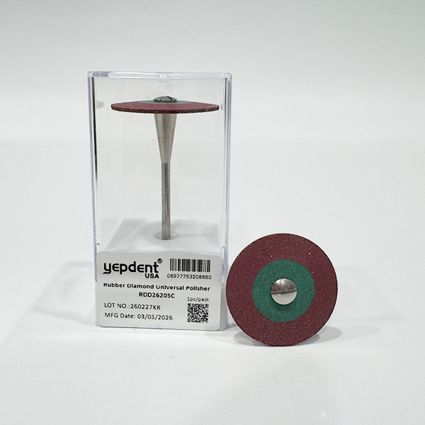 Rubber Diamond Universal Polisher Super Coarse for Precious Metal,Porcelain,Alloys (RDD2620SC)