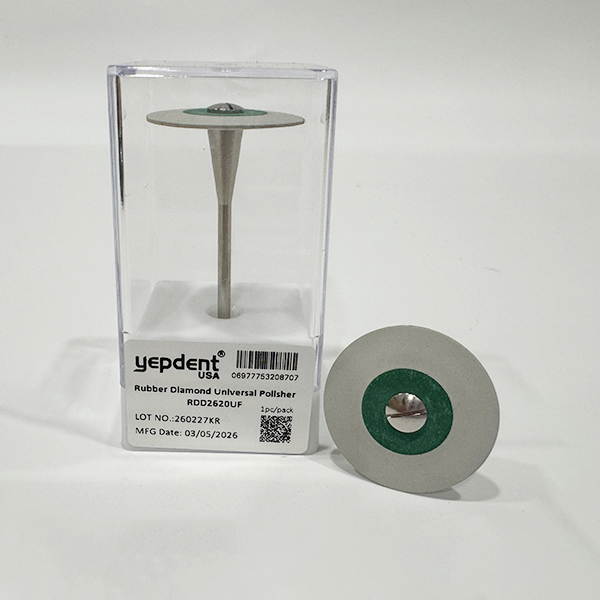 Rubber Diamond Universal Polisher Ultra Fine for Precious Metal,Porcelain,Alloys（RDD2620UF)
